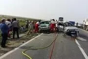 
۴ کشته و ۲ مصدوم نتیجه تصادفی دیگر در جاده بخش داشلی برون+تصاویر