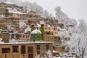 بارش زیبای برف در ماسوله/ گزارش تصویری