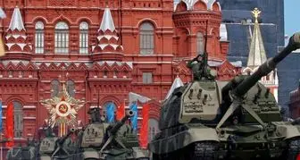 تصاویر رژه نظامی روسیه در میدان سرخ