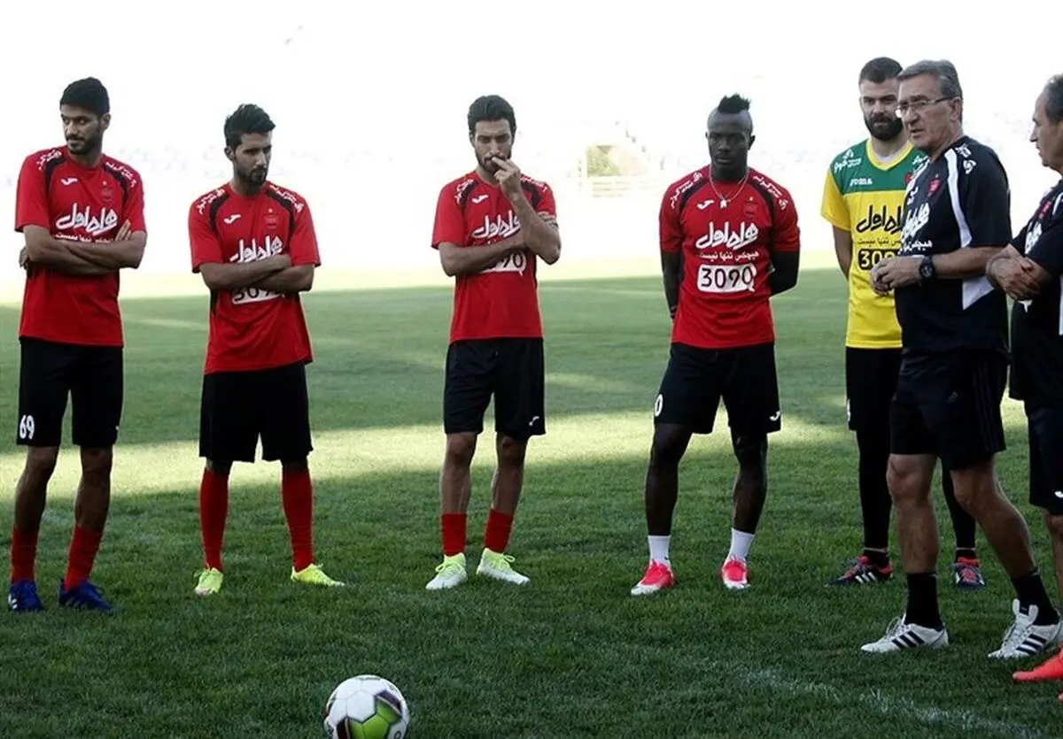 اتفاقات تمرین امروز پرسپولیس