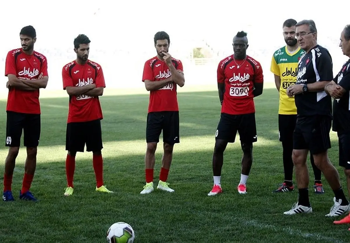 اتفاقات تمرین امروز پرسپولیس