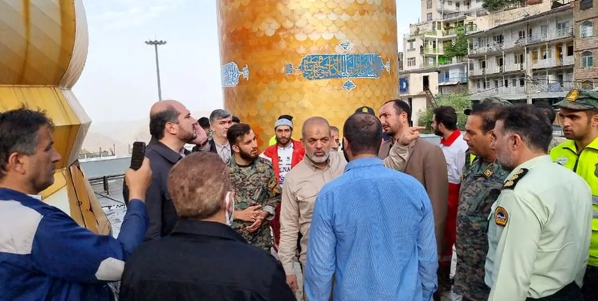  حضور وزیر کشور در منطقه سیل‌زده «کن» + فیلم 