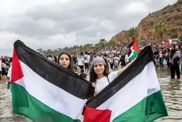 کاروان جهانی «صمود» +تصاویر