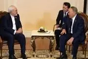 ظریف با نظربایف دیدار کرد+ عکس