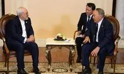 ظریف با نظربایف دیدار کرد+ عکس