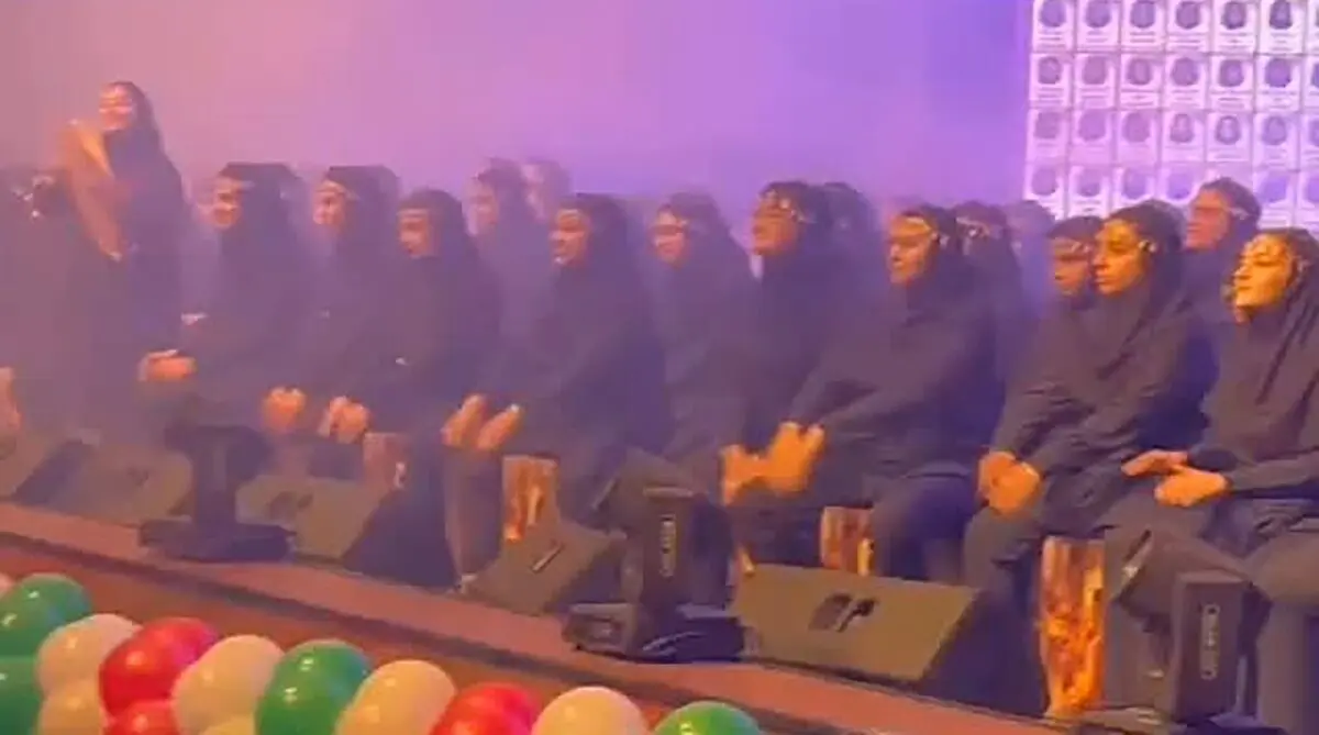 فیلم خبرسازی دختران دبیرستانی با آهنگ بندری عرفان طهماسبی
