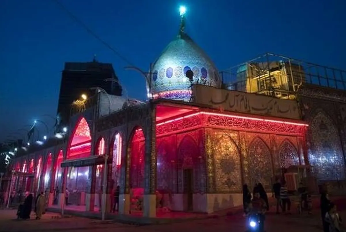 کربلا در سوگ شهادت امام باقر(ع)، سیاه پوش شد/ تصاویر