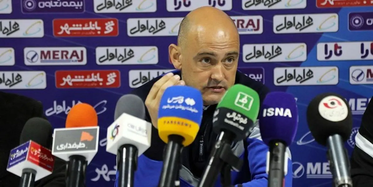 غیبت مربی استقلال در نشست خبری