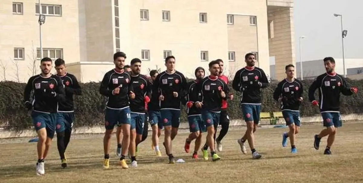 تمرین یک ساعته پرسپولیسی ها 
