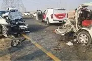 ۱۰ زائر ایرانی در حادثه تصادف در استان بصره عراق جان خود را از دست دادند
