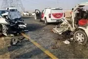 ۱۰ زائر ایرانی در حادثه تصادف در استان بصره عراق جان خود را از دست دادند
