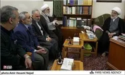 دیدار رئیس دفتر مقام معظم رهبری با تولیت عتبه حسینی