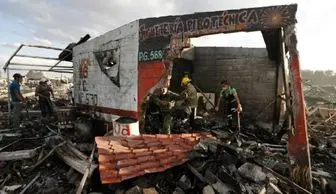 افزایش شمار قربانیان حادثه انفجار در بازار مکزیک 