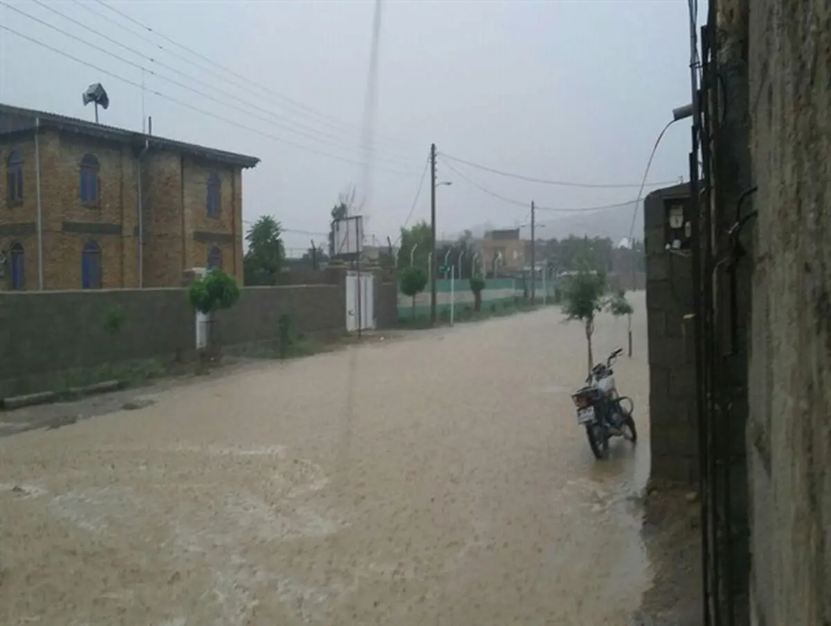 جاری شدن سیل در روستاهای شرقی گلستان
