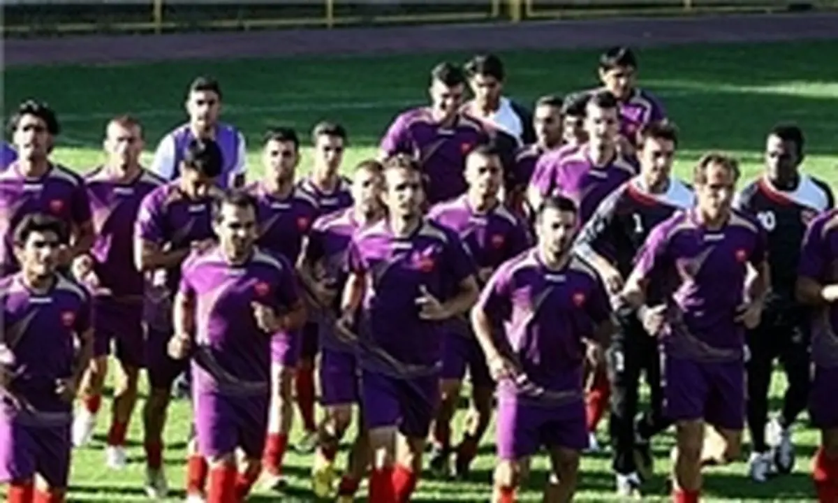 حواشی تمرین امروز سرخپوشان