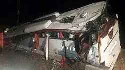 سقوط اتوبوس 26 کشته و زخمی برجای گذاشت