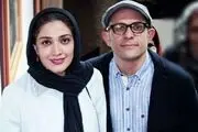 بازی احساسی زوج مشهور بازیگر روی صحنه نمایش/ عکس