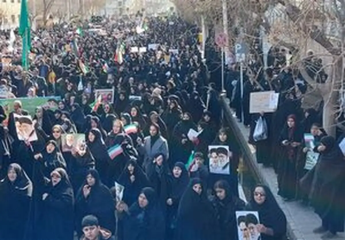 خروش ایلام در محکومیت اغتشاشگران