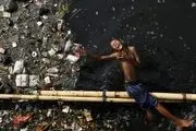 کثیف ترین رودخانه جهان/گزارش تصویری