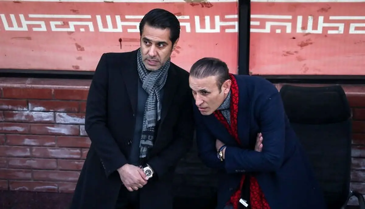 جلسه مدیر و سرمربی تیم فوتبال پرسپولیس
