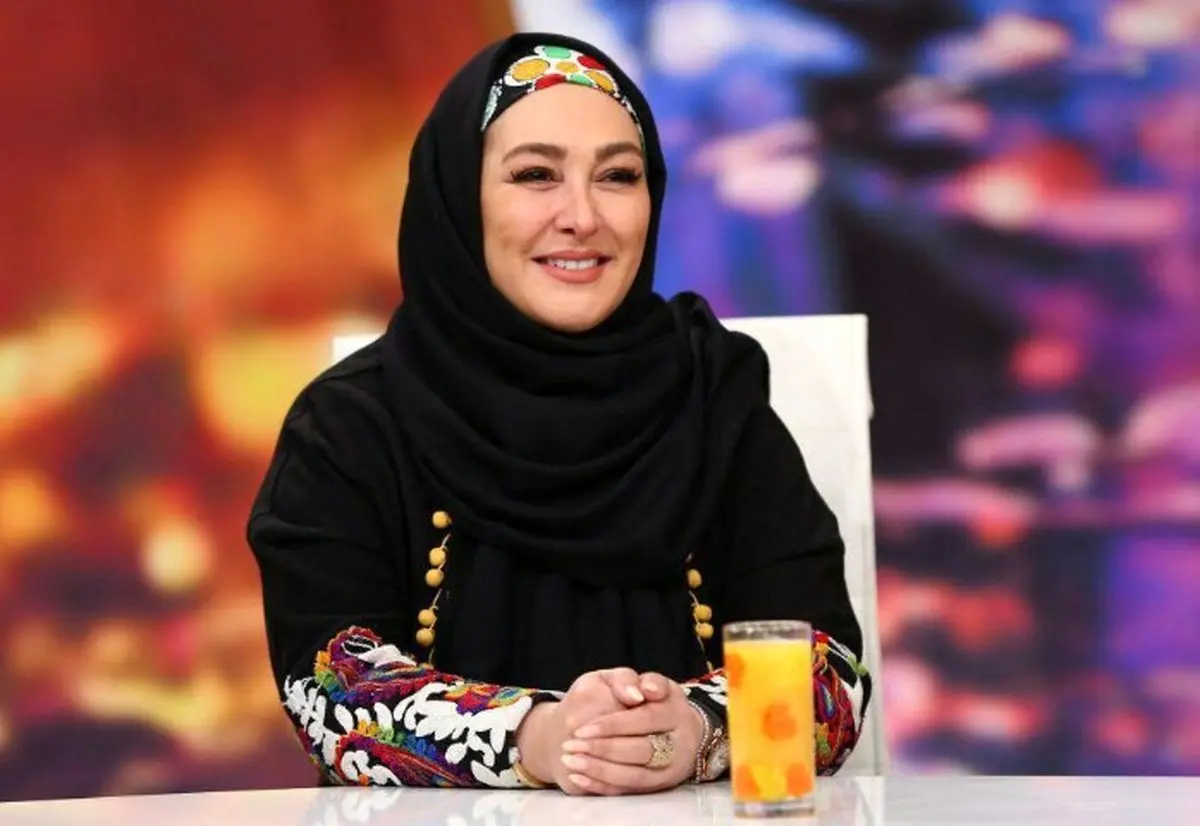 الهام حمیدی و همسرش /عکس