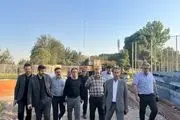 بازدید رئیس کمیته فوتبال ساحلی از پروژه خانه اختصاصی فوتبال ساحلی