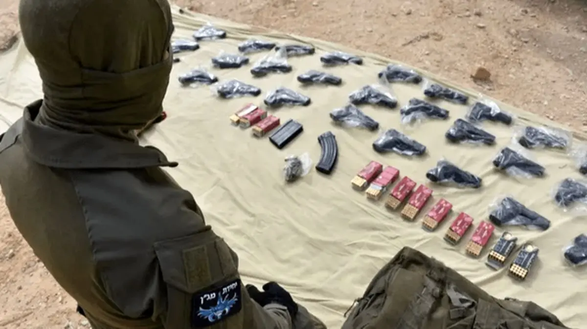 کشف سلاح‌های سرقت شده از ارتش اسرائیل در مرزهای شمالی 