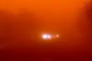 طوفان و گرد و خاک شدید در اردکان یزد+فیلم