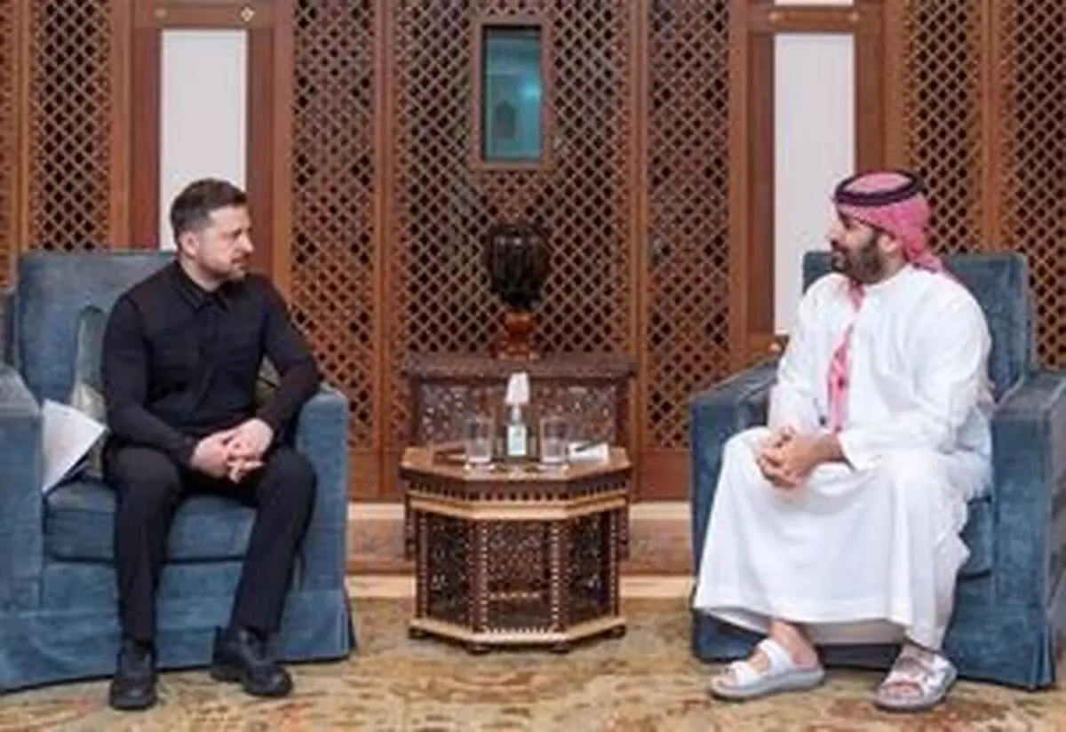 دیدار مجدد زلنسکی با بن سلمان در جده