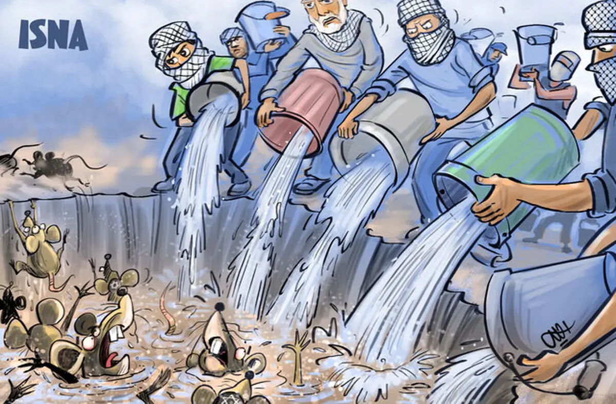طوفان‌الاقصی/کاریکاتور