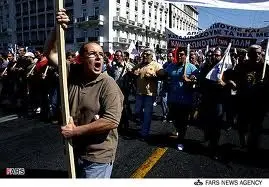 آتن، صحنه تظاهرات گسترده مخالفان سیاست‌های ریاضت اقتصادی یونان