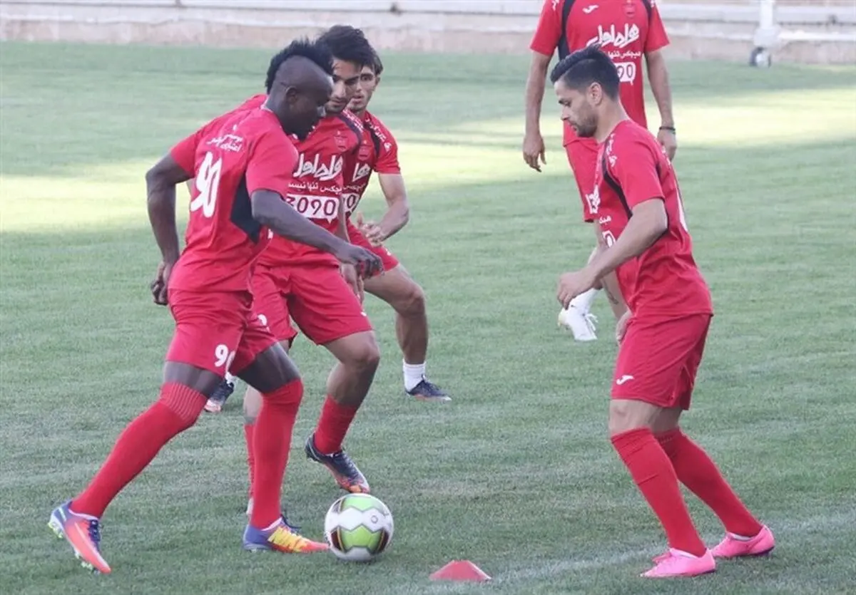 شاه ماهی پرسپولیس،آماده برای بازی با فولاد