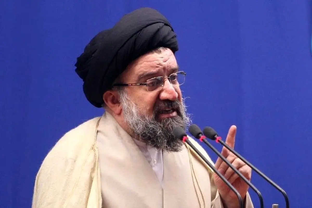 اقامه نماز جمعه روز قدس به امامت آیت الله خاتمی
