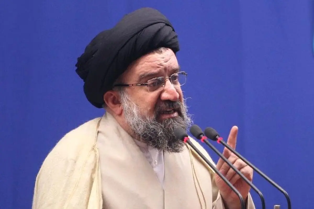 اقامه نماز جمعه روز قدس به امامت آیت الله خاتمی