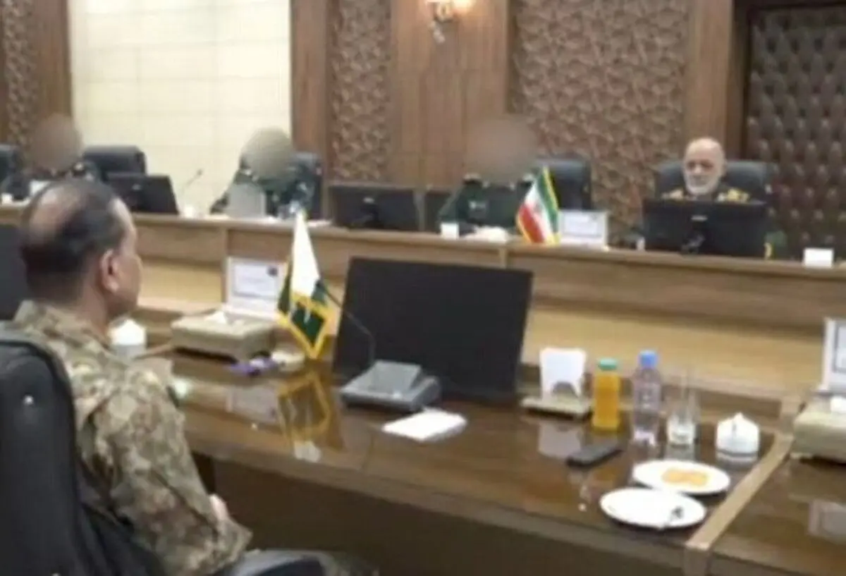 فرمانده ارتش پاکستان با فرماندهی قرارگاه مرکزی خاتم‌الانبیا دیدار کرد