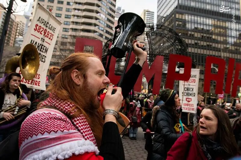 قیام مردم نیویورک در اعتراض به نسل کشی غزه/ گزارش تصویری