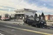 اولین عکس از حادثه برای اردوغان و کشته شدن محافظش
