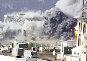 حمله موشکی ائتلاف سعودی به یمن