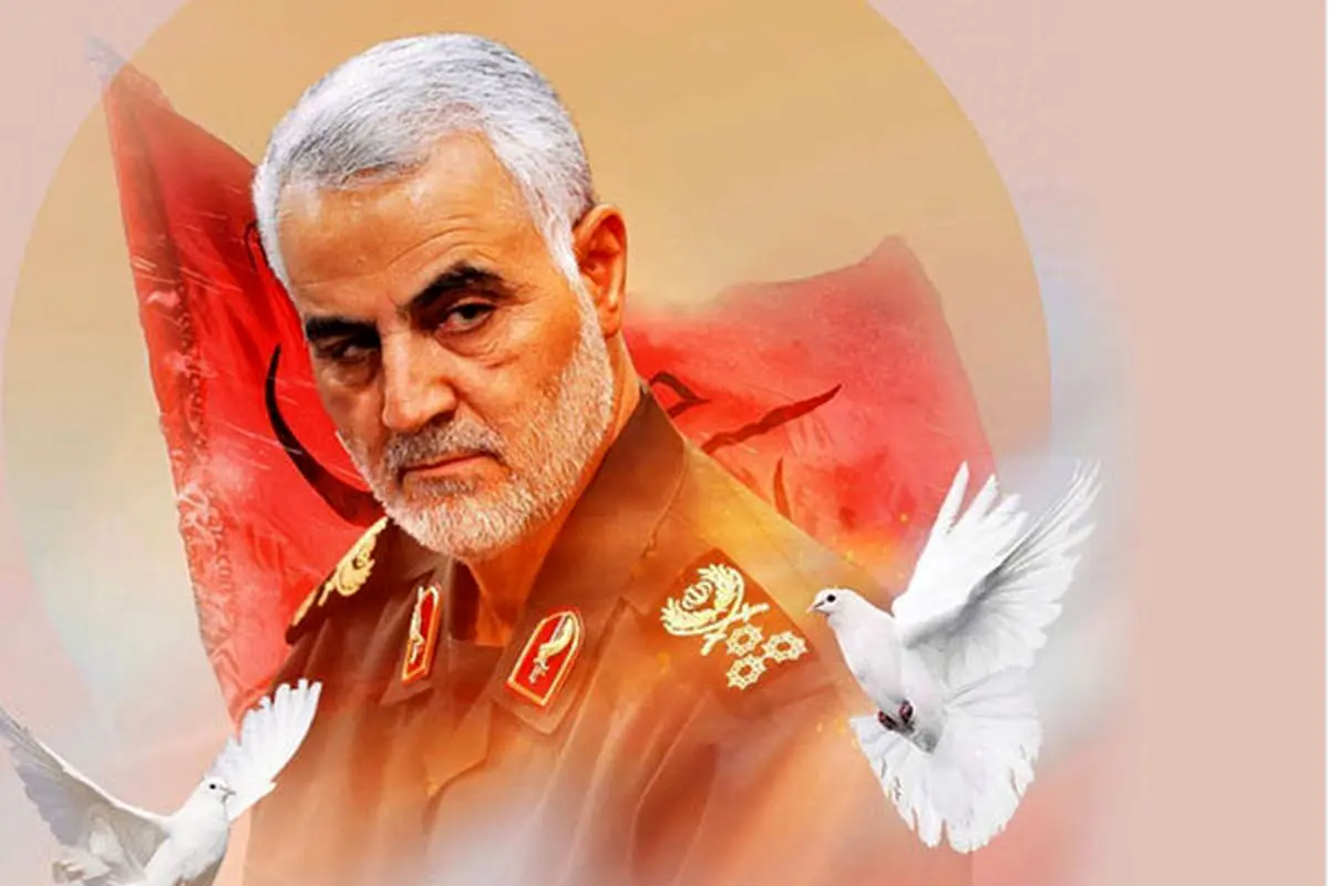 وقتی سردار سلیمانی در دل معرکه نبرد مداحی کرد/ ارادت حاج قاسم به حضرت زهرا (س) + فیلم