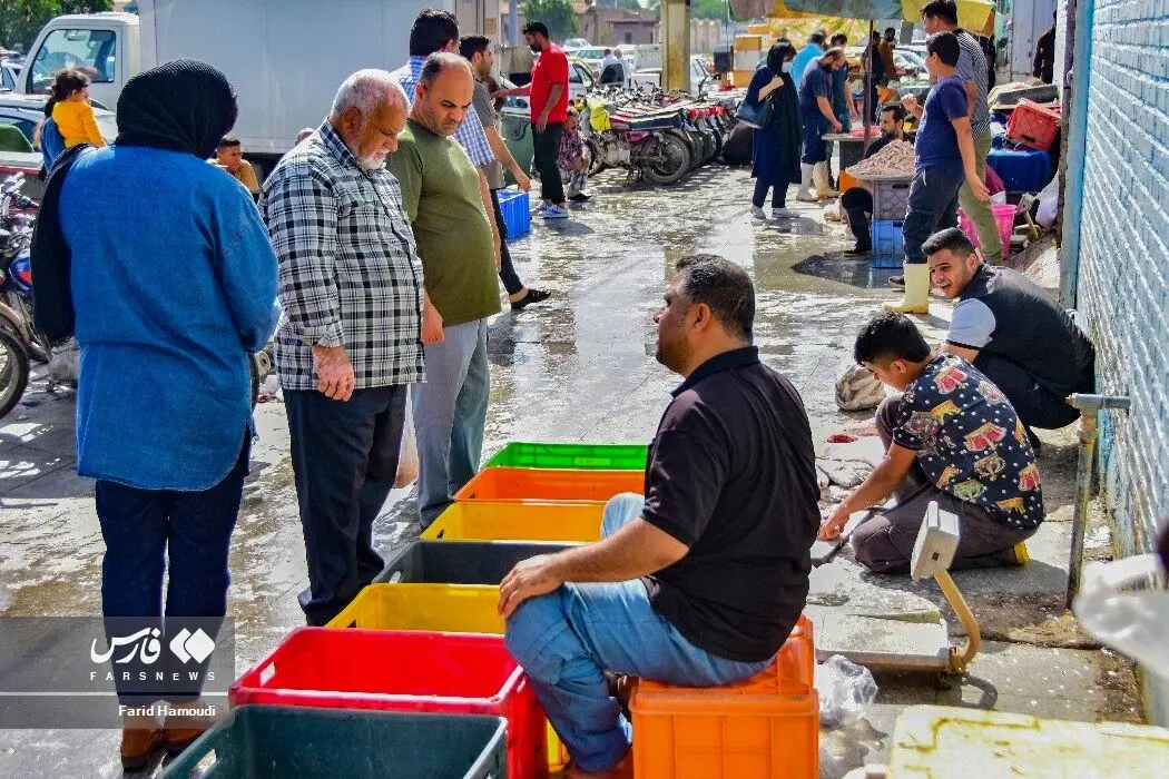 بازارماهی فروشان آبادان/گزارش تصویری
