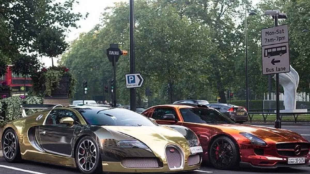 خودرویی منحصر به فرد، ساخته شده از طلا+عکس