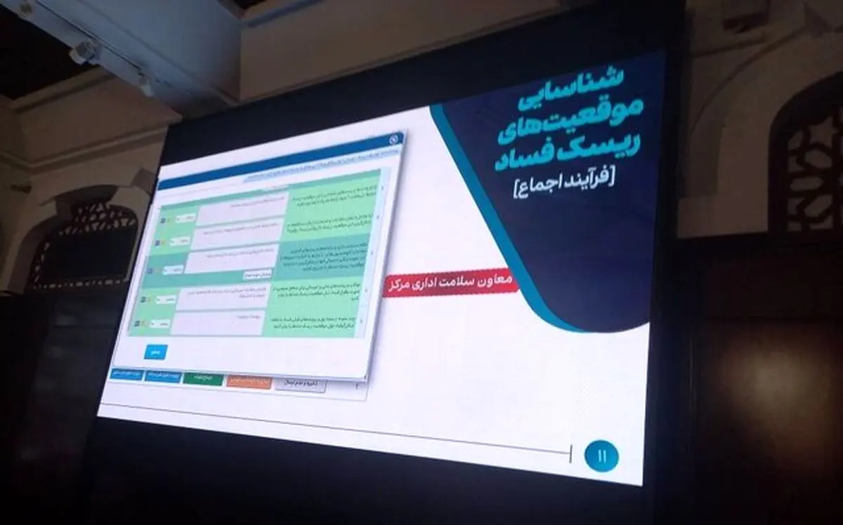 از سامانه مدیریت ریسک فساد رونمایی شد