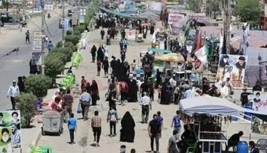 حرکت زائران به سوی کاظمین