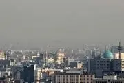 کیفیت هوای مشهد در وضعیت هشدار 