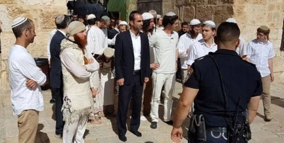 درگیری میان جوانان فلسطینی و مهاجمان صهیونیست