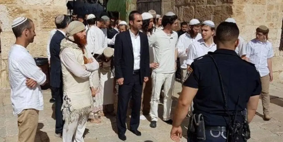 درگیری میان جوانان فلسطینی و مهاجمان صهیونیست