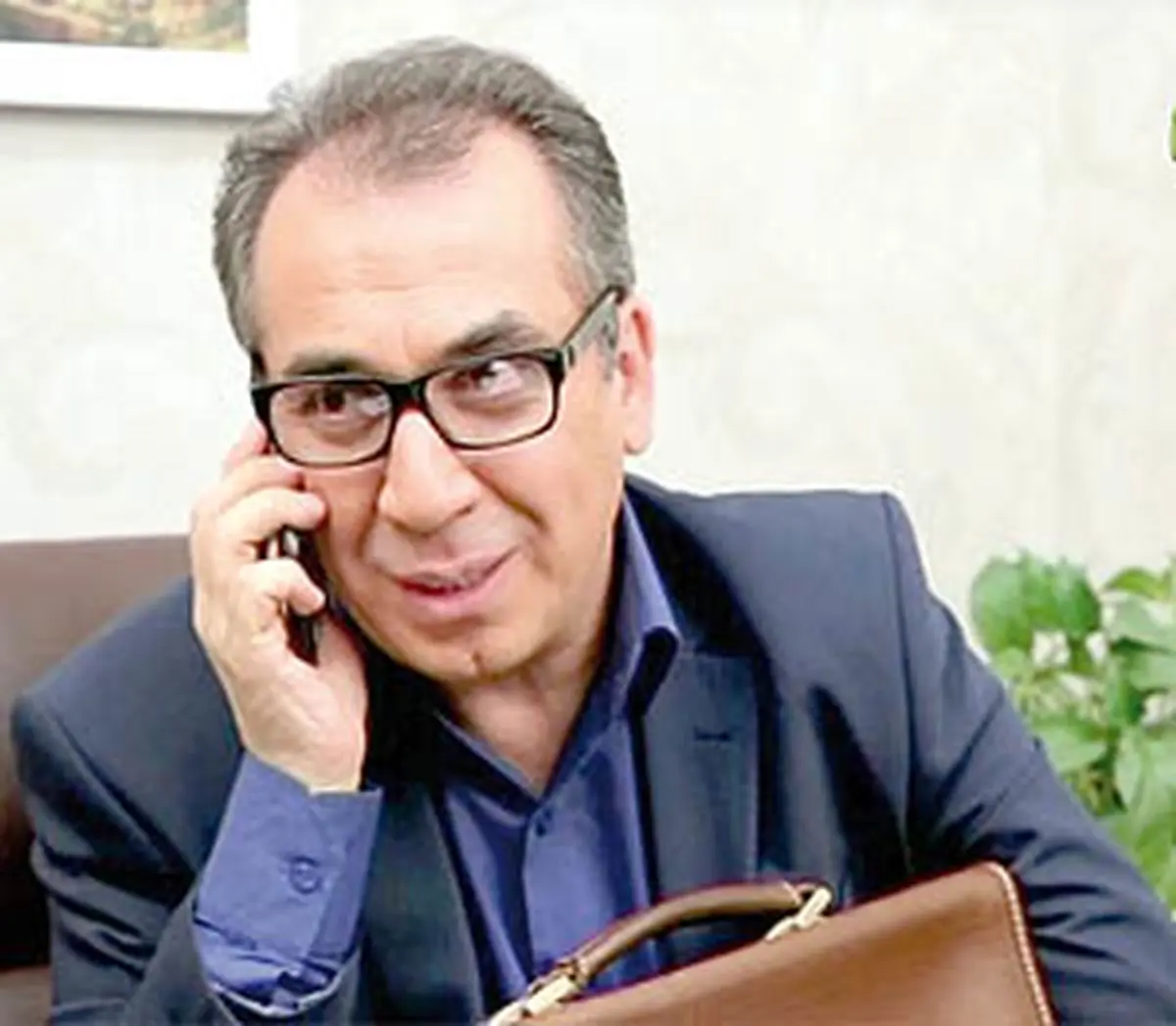 «سیامک انصاری» و «مهران مدیری» در بهشت زهرا/ عکس