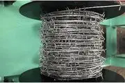 تولید سیم خاردار در کارخانه فولاد توفیقی