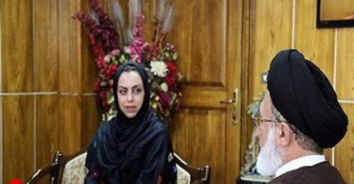 نرگس کلباسی با حجت الاسلام قاضی عسکر دیدار کرد