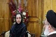 نرگس کلباسی با حجت الاسلام قاضی عسکر دیدار کرد